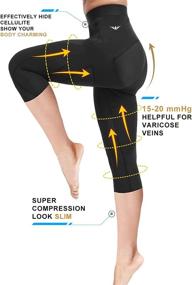 img 3 attached to 🩲 Premium Workout Leggings for Women - Stay Active with READY PARD Running Compression Tights, Enhancing Tummy Control Shapewear