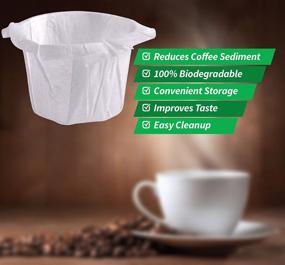 img 2 attached to Impresserve Disposable Paper Filters: Eco-Friendly 100% Biodegradable Coffee Pods for Keurig (300 Pieces)