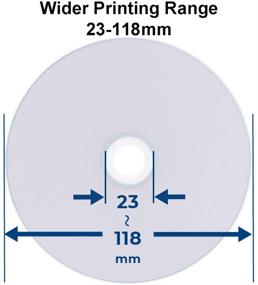 img 3 attached to 📀 Professional Grade Ritek Pro CD-R 52X 700MB White Inkjet Hub Printable - 100 Pack, Blank Media Discs for Recordable Content