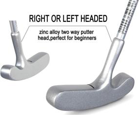 img 3 attached to 🏌️ Acstar Two Way Junior Golf Putter: Graphite Kids Putter for Easy Left and Right Handed Use, 3 Sizes to Freely Choose for Kids Ages 3-5, 6-8, 9-12