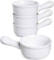 🍲 tauci french onion soup bowls with convenient handles logo