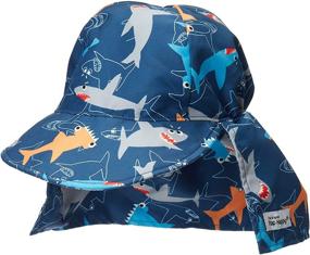 img 3 attached to 🌞 Stay Sun-Safe with Flap Happy Unisex Baby UPF 50+ Original Flap Hat