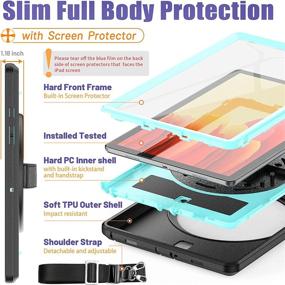 img 2 attached to HXCASEAC Shockproof Protector Rotating Shoulder Tablet Accessories in Bags, Cases & Sleeves