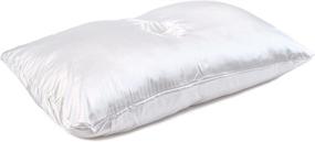 img 4 attached to PureComfort - Satin Pillowcase for 🌙 PureComfort Memory Foam Pillow with Ear Hole