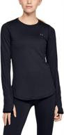 🔥 under armour women's coldgear compression crew long-sleeve t-shirt: stay warm and comfortable during workouts логотип