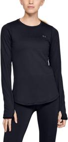 img 4 attached to 🔥 Under Armour Women's ColdGear Compression Crew Long-Sleeve T-Shirt: Stay Warm and Comfortable during Workouts