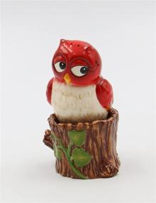 img 2 attached to 🦉 Cosmos Gifts 10908: Charming Owl on Tree Salt and Pepper Set - 3-Inch Must-Have Kitchen Accessories