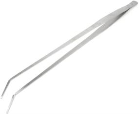 img 3 attached to 🐠 18.6-inch Stainless Steel Curved Tweezer for Fish Tank Plants by uxcell