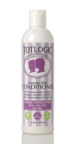 img 2 attached to 🌿 8 oz Lavender Bliss TotLogic Kids & Baby Safe Conditioner - Enriched with Natural Jojoba Oil, Antioxidants, & Detangling Benefits; No Phthalates, Parabens, or Sulfates