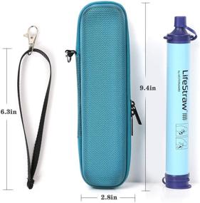 img 2 attached to 🧳 YSAGi Travel Carry Case Cover for LifeStraw: Protective Storage Bag for Lifestraw Steel Personal Water Filter - Sewage Purification Zipper Case (CASE ONLY)