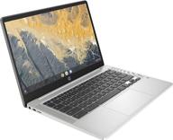 🔥 latest hp 14-inch chromebook: intel quad-core n5000, 4gb ram, 64gb ssd, chrome os - renewed logo