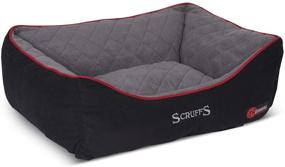 img 4 attached to Cozy Comfort with Scruffs Thermal Self Heating Box Bed, 50x40cm, Small, Brown