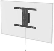 monoprice tv wall mount bracket: 360 degree rotation, fixed for tvs 37in to 70in, max weight 110lbs, vesa patterns up to 600x400 - entegrade series black logo