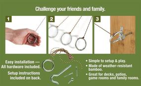 img 3 attached to 🔩 Indoor/Outdoor Ring Toss Hook and Ring Game by National Hardware