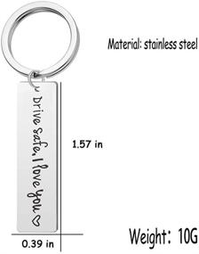 img 3 attached to Top Drive Keychain Gift Ideas for Husband and Boyfriend