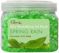 🍃 punati clearair odor neutralizing gel beads 12oz - green spring rain scent: get fresh and fragrant air! logo