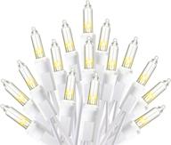 🎄 funpeny 150 incandescent mini string lights, white wire, ul certified christmas lights for indoor outdoor xmas tree, party and home decorations - warm white логотип