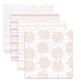 img 3 attached to 👶 SwaddleDesigns Large Muslin Receiving Swaddle Blankets for Baby Boys and Girls - 4 Pack, Soft Premium Cotton, Boutique Quality, Ideal Shower Gift, Pink Heavenly Floral, Parent Picks Award Winner