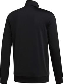 img 2 attached to 👕 adidas Men's Essentials Tricot Track Top with 3-Stripes