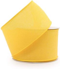 img 3 attached to 🎁 Versatile 2.5 inch x 10 Yards Yellow Faux Jute Burlap Ribbon - Perfect for Gift Wrapping, Crafting, Decorating & DIY Projects - CT CRAFT LLC