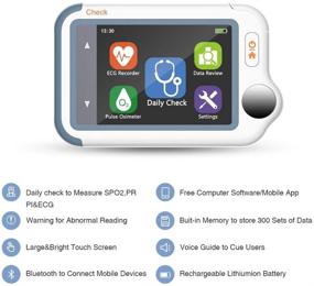 img 4 attached to Wellue Portable Bluetooth Wireless Detection Wellness & Relaxation