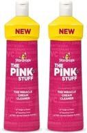 🔥 the pink stuff stardrops miracle cream cleaner 500ml pack of 2: powerful cleaning solution for your home logo