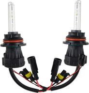 🔦 высокоэффективные лампы innovited 55w hid xenon bi-xenon hi/lo dual beam замена - 9004 9007-6000k логотип