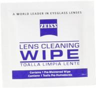 zeiss pre-moistened lens cleaning wipes, 6 x 5-inches (pack of 50) logo