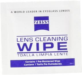 img 1 attached to Zeiss Pre-Moistened Lens Cleaning Wipes, 6 x 5-Inches (Pack of 50)