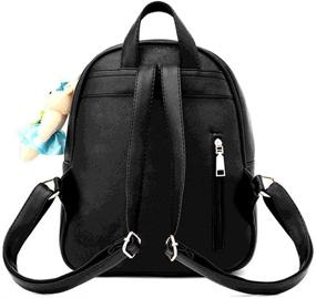 img 1 attached to Fayland Leather Backpack Satchel Shoulder Backpacks