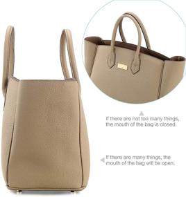 img 3 attached to Cowhide Handbags Genuine Leather 30Cm16Cm21Cm Women's Handbags & Wallets