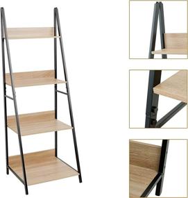 img 3 attached to C Hopetree Bookcase Bookshelf Ladder Shelf