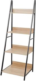 img 4 attached to C Hopetree Bookcase Bookshelf Ladder Shelf