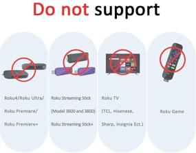 img 2 attached to 📱 Запасной пульт дистанционного управления Gvirtue для Roku Box: Roku 1, 2, 3, LT, N1, Express+