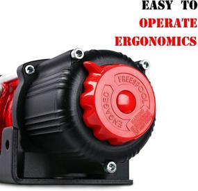 img 2 attached to X-BULL 12V 4500LBS Электрическая лебедка с синтетическим канатом: Идеальное ATV/UTV буксировочное решение для бездорожья | Беспроводной пульт дистанционного управления и кронштейн для крепления в комплекте.