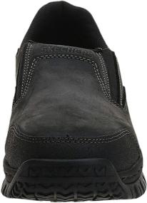 img 3 attached to 👞 Skechers Work Slip-On Loafers: Hartan Brown Men's Shoes