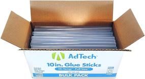 img 4 attached to 🔥 AdTech High Temp 10" 5lb Bulk Pack: Crystal Clear Hot Glue Sticks for Crafting, Scrapbooking, and More