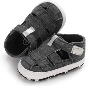 img 4 attached to 👟 BENHERO Toddler Prewalker Outdoor Boys' Shoes - Sandals