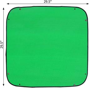 img 1 attached to 🌱 X-AT 29.5"x29.5" Foldable Gardening Mat - Waterproof Thicken PE Mat ideal for Plant Repotting, Anti Dirty Tarp