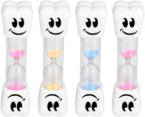img 1 attached to Максимизируйте эффективность чистки зубов с песочным таймером улыбки в течение 2 минут в различных цветах.