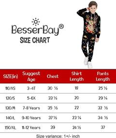 img 1 attached to BesserBay Green Sleeve Sweatshirt Pocket Boys' Clothing Sets