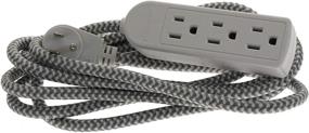 img 2 attached to Viasonic Indoor Braided Extension Cord Industrial Electrical