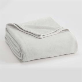 img 4 attached to 🛏️ King-Sized White Microfleece Bed Blanket by WESTPOINT HOME