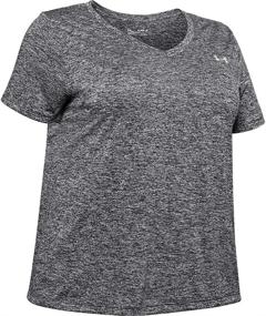 img 1 attached to Under Armour V Neck T Shirt Metallic Sports & Fitness for Team Sports