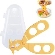 🍽️ obloved baby food scissor cutter: multifunction masher grinder chopper crusher for safe and easy feeding – complete with travel storage case, ideal for babies & toddlers in home kitchen logo