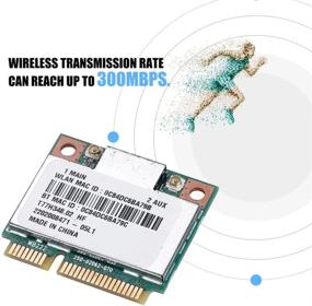 img 2 attached to 🔌 Адаптер беспроводной связи Atheros AR5B22 для Mini PCI-E, двухдиапазонный, 802.11N, 300 Мбит/с, карта WiFi WLAN, Bluetooth 4.0 Combo, 2,4 и 5 ГГц.