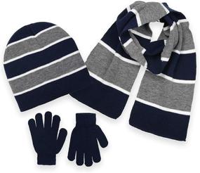 img 4 attached to Polar Wear Boys Scarf Gloves Boys' Accessories ~ Hats & Caps