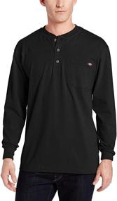 img 2 attached to 🔥 Dickies Heavyweight Henley X Large: Men's Clothing and Shirts for Ultimate Style and Comfort