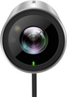 📷 yealink uvc30 teams certified webcam - 4k web camera with 120 degree view, desktop webcam with microphone, 1080p hd video streaming, windows hello, usb-a&amp;c logo