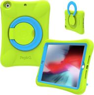 pepkoo ipad 9.7 2017/2018 case for kids - lightweight shockproof handle stand rugged cover (green) - apple ipad 6th generation/5th gen/air/air 2 логотип